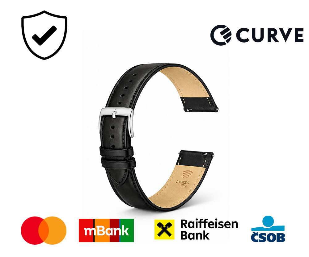 Podpora bank CARNEO Pay kožený řemínek